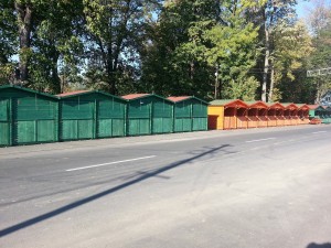 Chioscuri comerciale din lemn - Primaria Breaza