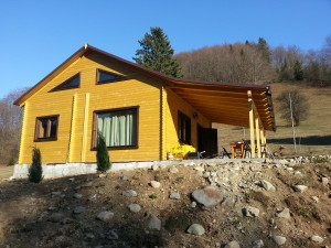 cabana din lemn