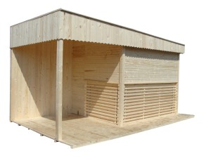 Bar terasa din lemn